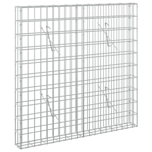 vidaXL Gabión s drôtom 5 mm a sieťou 5x10 cm 100x10x100 cm – Obrázok 2
