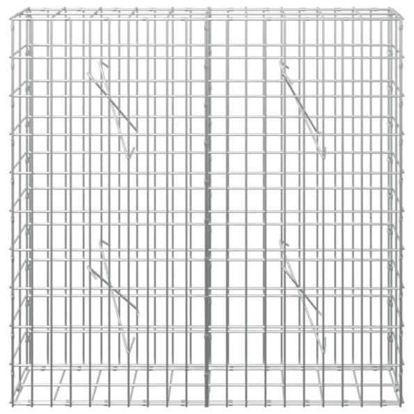 vidaXL Gabión s drôtom 5 mm a sieťou 5x10 cm 100x10x100 cm – Obrázok 3
