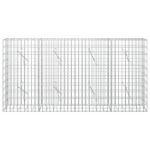 vidaXL Gabión s drôtom 5 mm a sieťou 5x10 cm 200x10x100 cm – Obrázok 3