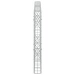 vidaXL Gabión s drôtom 5 mm a sieťou 5x10 cm 200x10x100 cm – Obrázok 4