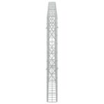 vidaXL Gabión s drôtom 5 mm a sieťou 5x10 cm 250x10x100 cm – Obrázok 4