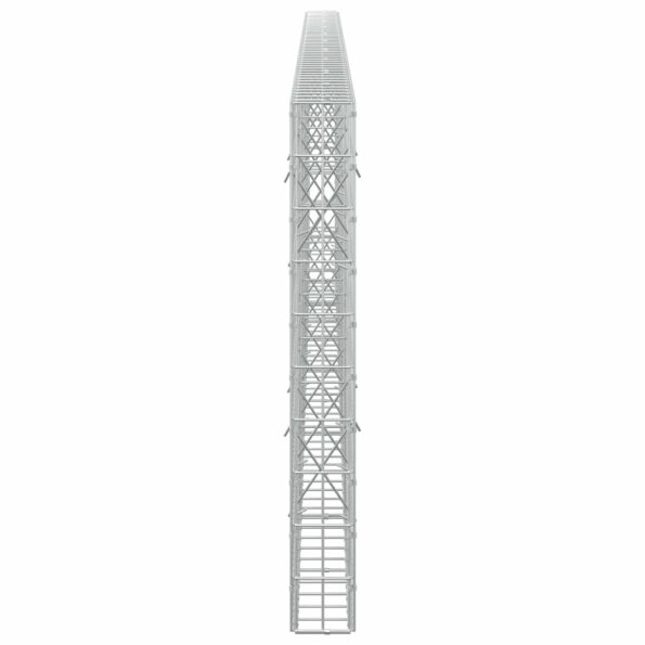 vidaXL Gabión s drôtom 5 mm a sieťou 5x10 cm 500x10x100 cm – Obrázok 4