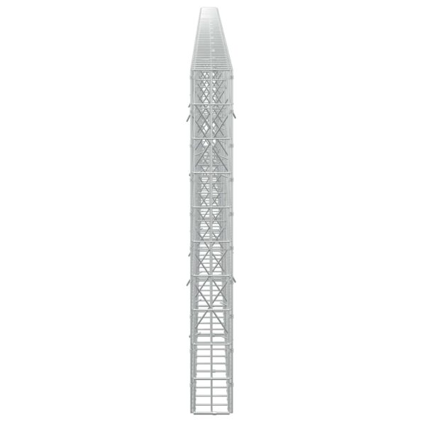 vidaXL Gabión s drôtom 5 mm a sieťou 5x10 cm 700x10x100 cm – Obrázok 4