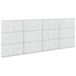 vidaXL Gabión s drôtom 5 mm a sieťou 5x10 cm 400x10x150 cm – Obrázok 2