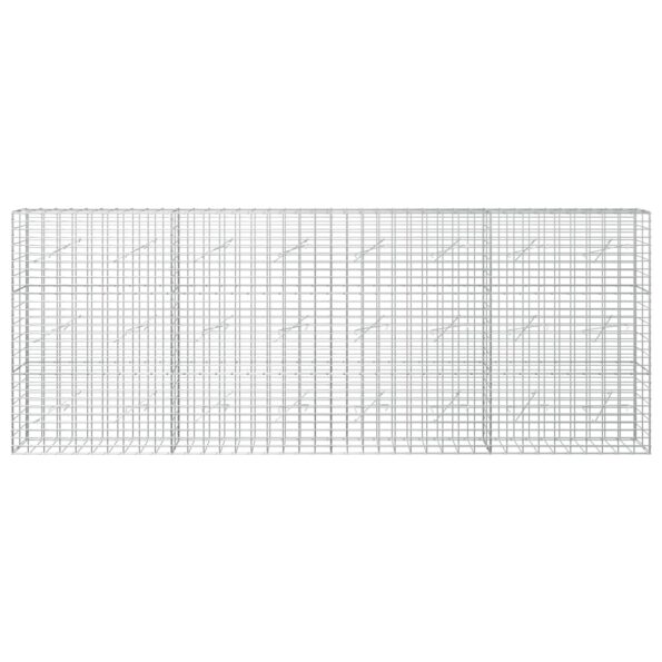 vidaXL Gabión s drôtom 5 mm a sieťou 5x10 cm 400x10x150 cm – Obrázok 3
