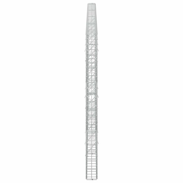 vidaXL Gabión s drôtom 5 mm a sieťou 5x10 cm 400x10x150 cm – Obrázok 4