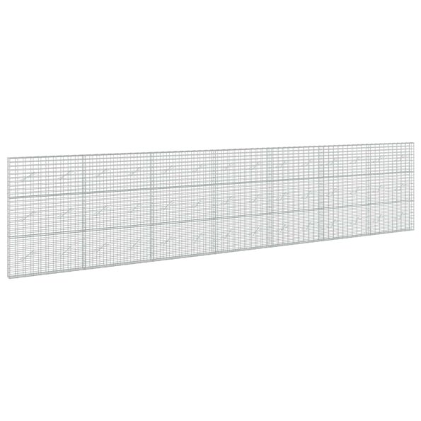 vidaXL Gabión s drôtom 5 mm a sieťou 5x10 cm 700x10x150 cm – Obrázok 2