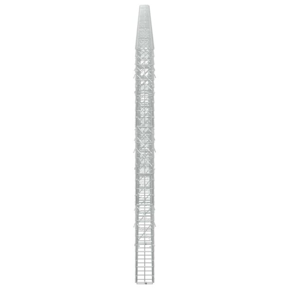 vidaXL Gabión s drôtom 5 mm a sieťou 5x10 cm 700x10x150 cm – Obrázok 4