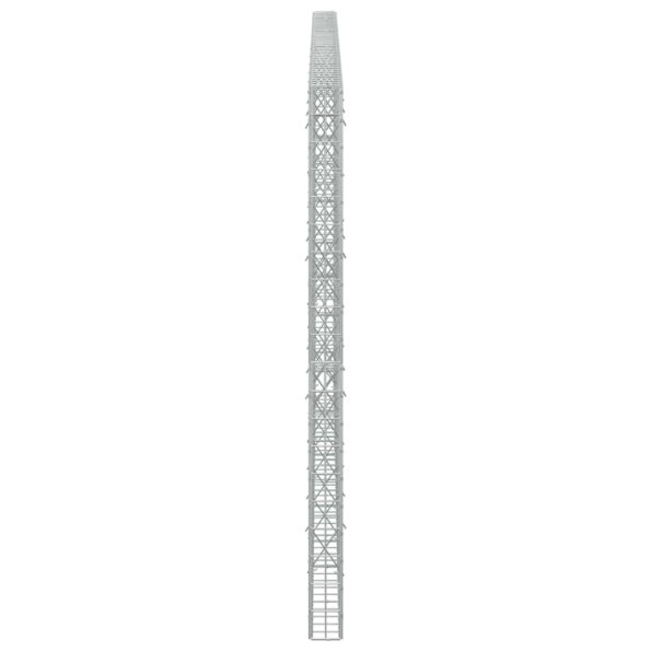 vidaXL Gabión s drôtom 5 mm a sieťou 5x10 cm 450x10x200 cm – Obrázok 4
