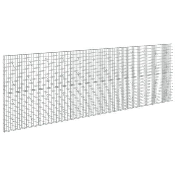 vidaXL Gabión s drôtom 5 mm a sieťou 5x10 cm 600x10x200 cm – Obrázok 2