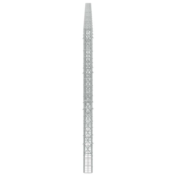 vidaXL Gabión s drôtom 5 mm a sieťou 5x10 cm 600x10x200 cm – Obrázok 4