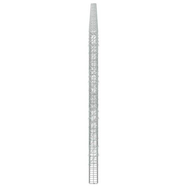 vidaXL Gabión s drôtom 5 mm a sieťou 5x10 cm 700x10x200 cm – Obrázok 4