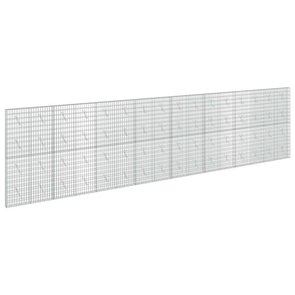 vidaXL Gabión s drôtom 5 mm a sieťou 5x10 cm 800x10x200 cm – Obrázok 2