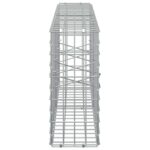 vidaXL Gabión s drôtom 5 mm a sieťou 5x10 cm 200x20x50 cm – Obrázok 4