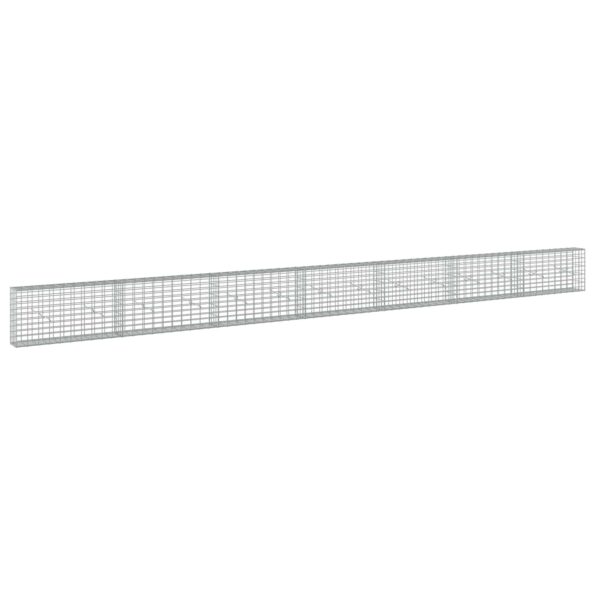 vidaXL Gabión s drôtom 5 mm a sieťou 5x10 cm 700x20x50 cm – Obrázok 2