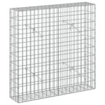 vidaXL Gabión s drôtom 5 mm a sieťou 5x10 cm 100x20x100 cm – Obrázok 2