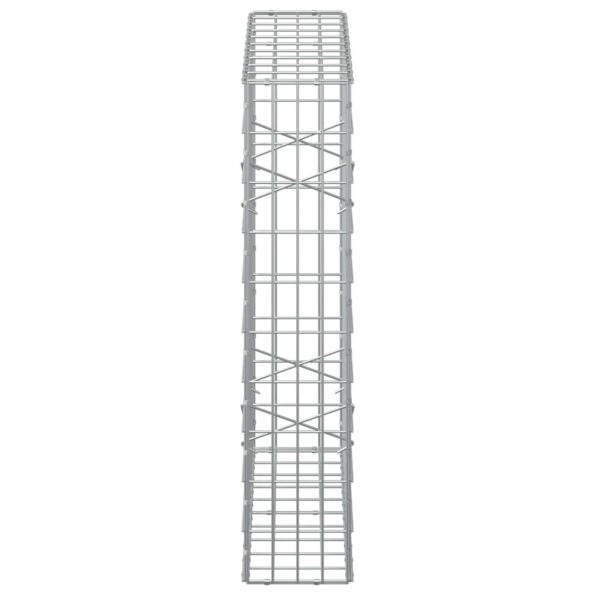 vidaXL Gabión s drôtom 5 mm a sieťou 5x10 cm 100x20x100 cm – Obrázok 4