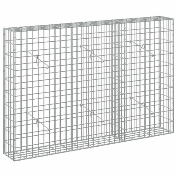 vidaXL Gabión s drôtom 5 mm a sieťou 5x10 cm 150x20x100 cm – Obrázok 2