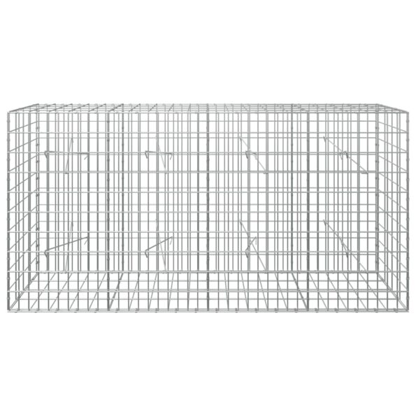 vidaXL Gabión s drôtom 5 mm a sieťou 5x10 cm 200x20x100 cm – Obrázok 3
