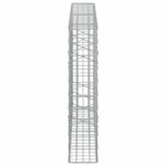 vidaXL Gabión s drôtom 5 mm a sieťou 5x10 cm 200x20x100 cm – Obrázok 4
