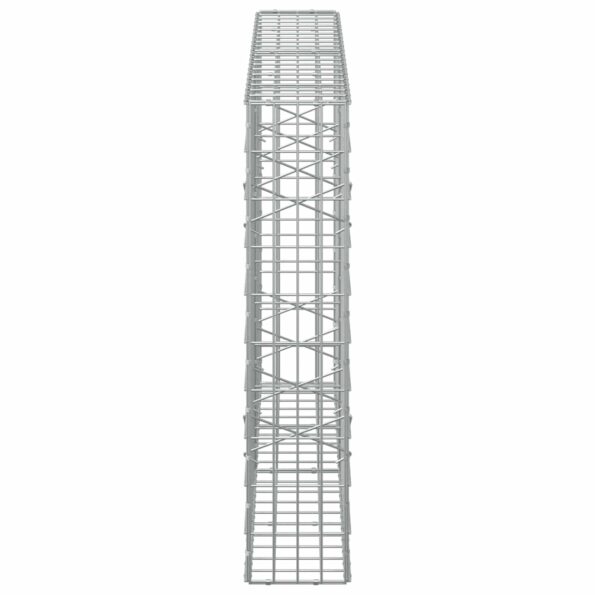 vidaXL Gabión s drôtom 5 mm a sieťou 5x10 cm 200x20x100 cm – Obrázok 4