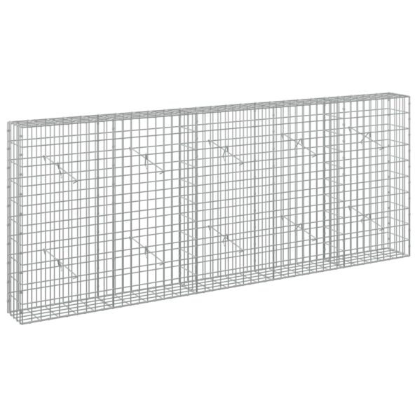 vidaXL Gabión s drôtom 5 mm a sieťou 5x10 cm 250x20x100 cm – Obrázok 2