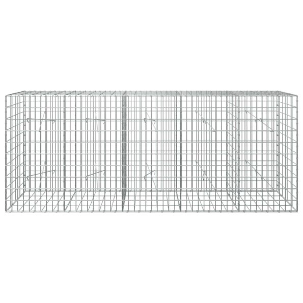 vidaXL Gabión s drôtom 5 mm a sieťou 5x10 cm 250x20x100 cm – Obrázok 3