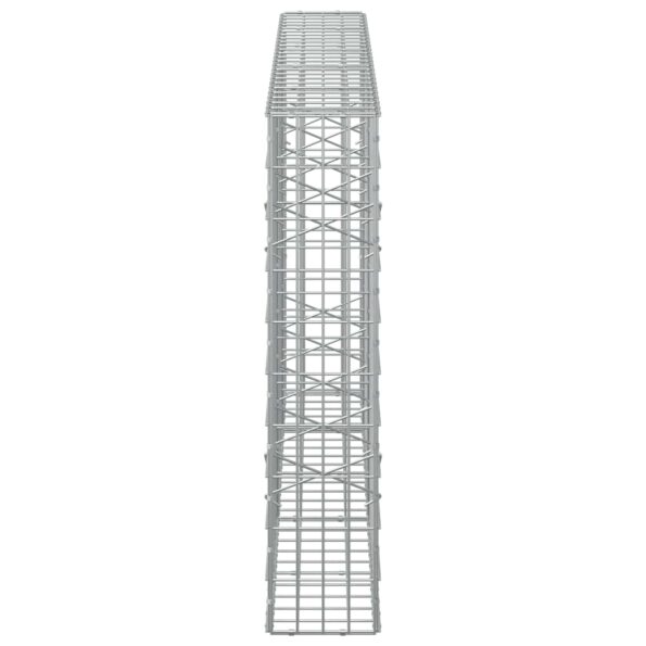 vidaXL Gabión s drôtom 5 mm a sieťou 5x10 cm 250x20x100 cm – Obrázok 4