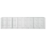vidaXL Gabión s drôtom 5 mm a sieťou 5x10 cm 400x20x100 cm – Obrázok 3