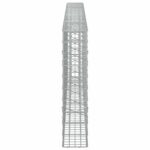 vidaXL Gabión s drôtom 5 mm a sieťou 5x10 cm 400x20x100 cm – Obrázok 4