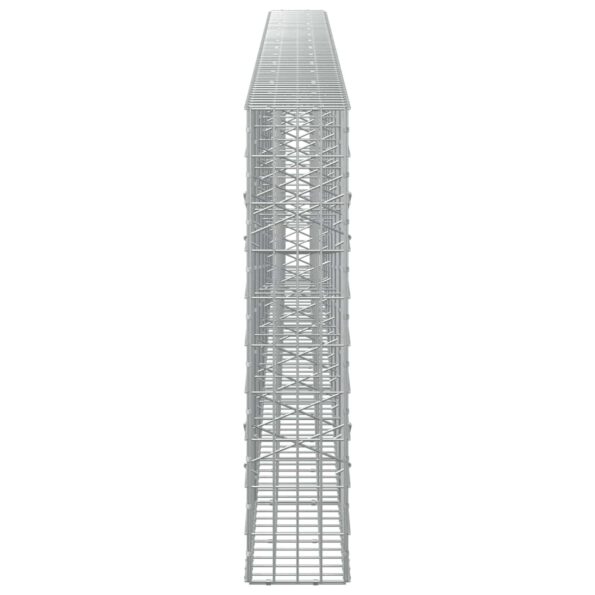 vidaXL Gabión s drôtom 5 mm a sieťou 5x10 cm 650x20x100 cm – Obrázok 4