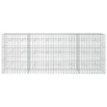 vidaXL Gabión s drôtom 5 mm a sieťou 5x10 cm 400x20x150 cm – Obrázok 3