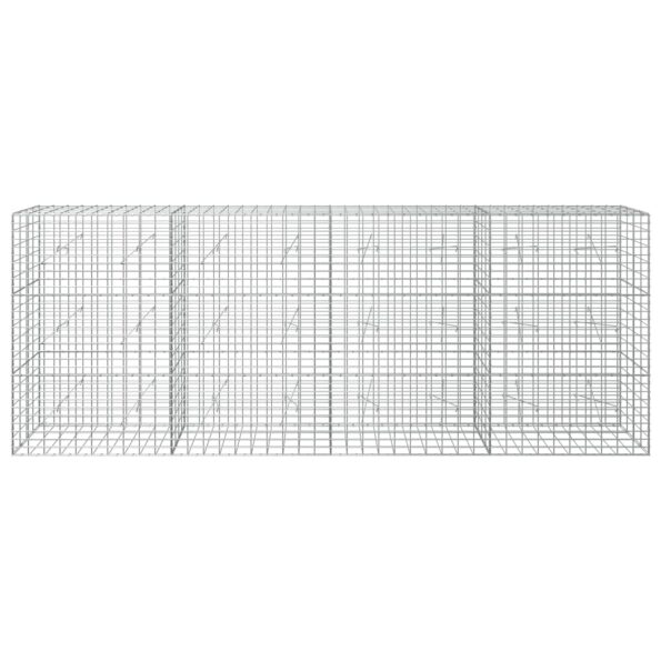 vidaXL Gabión s drôtom 5 mm a sieťou 5x10 cm 400x20x150 cm – Obrázok 3