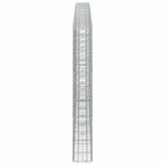 vidaXL Gabión s drôtom 5 mm a sieťou 5x10 cm 400x20x150 cm – Obrázok 4