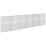 vidaXL Gabión s drôtom 5 mm a sieťou 5x10 cm 600x20x150 cm – Obrázok 2