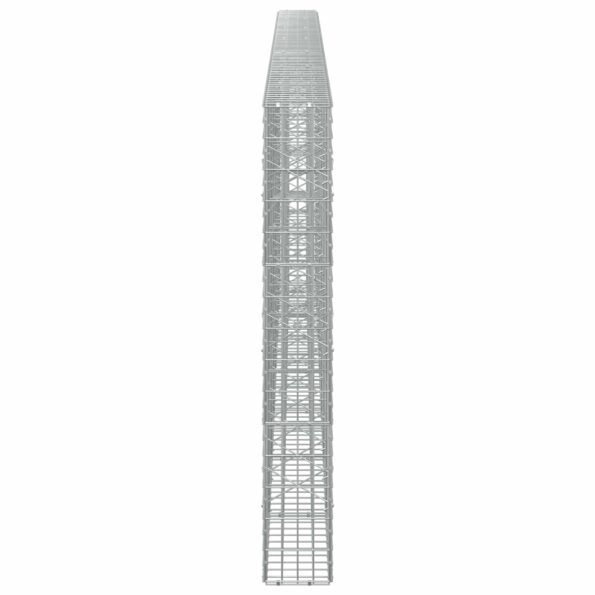 vidaXL Gabión s drôtom 5 mm a sieťou 5x10 cm 700x20x150 cm – Obrázok 4