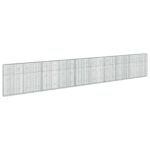 vidaXL Gabión s drôtom 5 mm a sieťou 5x10 cm 950x20x150 cm – Obrázok 2