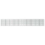 vidaXL Gabión s drôtom 5 mm a sieťou 5x10 cm 1000x20x150 cm – Obrázok 3