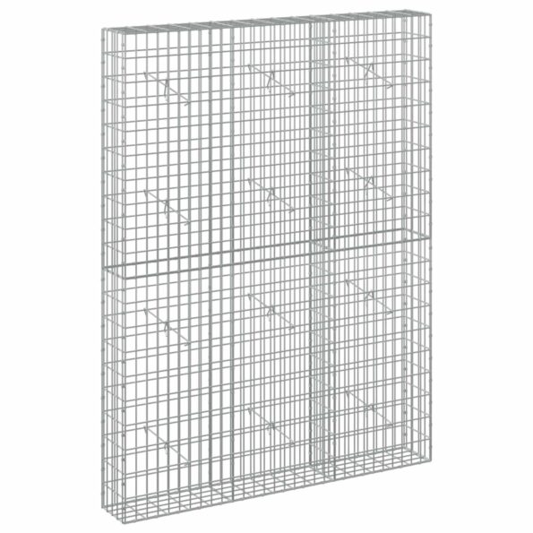 vidaXL Gabión s drôtom 5 mm a sieťou 5x10 cm 150x20x200 cm – Obrázok 2