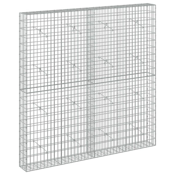 vidaXL Gabión s drôtom 5 mm a sieťou 5x10 cm 200x20x200 cm – Obrázok 2