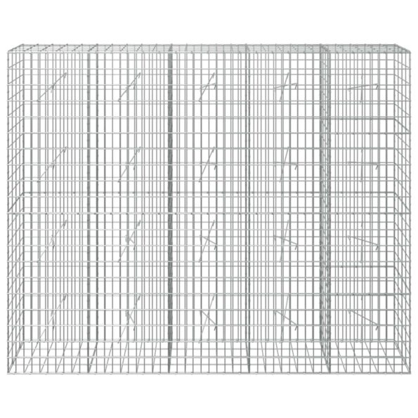 vidaXL Gabión s drôtom 5 mm a sieťou 5x10 cm 250x20x200 cm – Obrázok 3