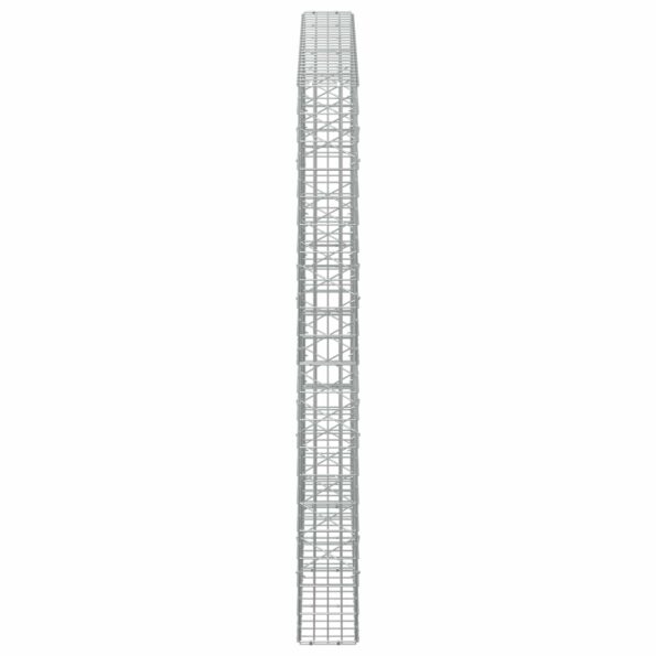 vidaXL Gabión s drôtom 5 mm a sieťou 5x10 cm 250x20x200 cm – Obrázok 4