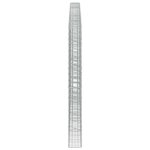 vidaXL Gabión s drôtom 5 mm a sieťou 5x10 cm 500x20x200 cm – Obrázok 4