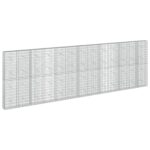 vidaXL Gabión s drôtom 5 mm a sieťou 5x10 cm 650x20x200 cm – Obrázok 2