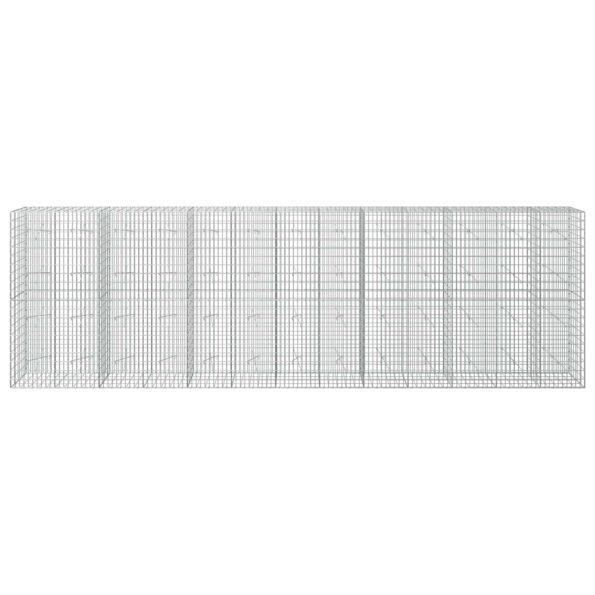 vidaXL Gabión s drôtom 5 mm a sieťou 5x10 cm 650x20x200 cm – Obrázok 3