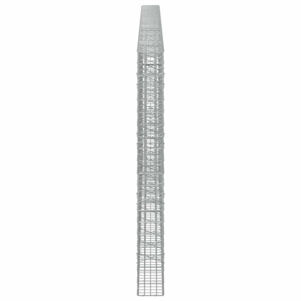 vidaXL Gabión s drôtom 5 mm a sieťou 5x10 cm 650x20x200 cm – Obrázok 4