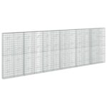 vidaXL Gabión s drôtom 5 mm a sieťou 5x10 cm 700x20x200 cm – Obrázok 2