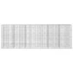 vidaXL Gabión s drôtom 5 mm a sieťou 5x10 cm 700x20x200 cm – Obrázok 3