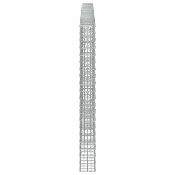 vidaXL Gabión s drôtom 5 mm a sieťou 5x10 cm 700x20x200 cm – Obrázok 4