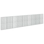 vidaXL Gabión s drôtom 5 mm a sieťou 5x10 cm 900x20x200 cm – Obrázok 2